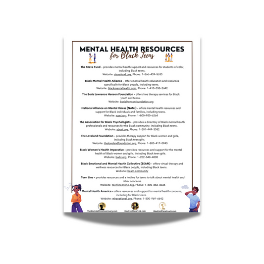 Mental Health Resources for Black Teens